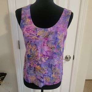 SOLD Handpainted Watercolor Tank SOLD